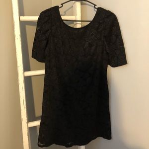 Black lace dress